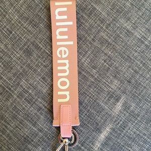 LULULEMON NEVER LOST KEYCHAIN